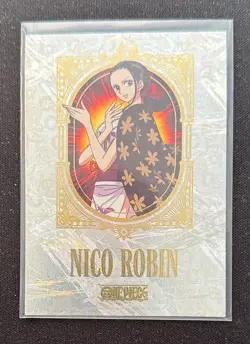 Nico Robin #07- Panini One Piece Treasure Box Ltd. Numbered Card 10/10 - Image 1