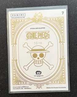 Nico Robin #07- Panini One Piece Treasure Box Ltd. Numbered Card 10/10 - Image 2