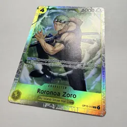 One Piece TCG Adventure On Kami’s Island Roronoa Zoro OP15-113 SR English NM - Image 2