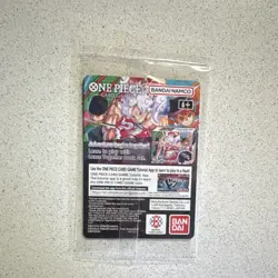 Bandai One Piece CCG Monkey D. Luffy College Basketball US Voyage Holo Promo - Image 2