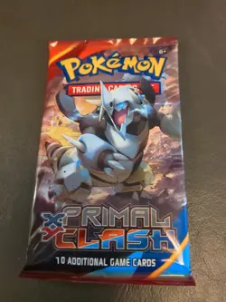 Pokemon XY Primal Clash Booster Pack Sports Trading Card 2015 Lot #5 - Image 1