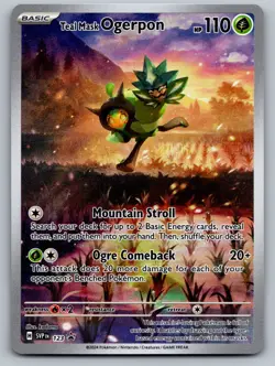 Teal Mask Ogerpon 123 SV: Scarlet & Violet Promo Cards 2023 - Image 1