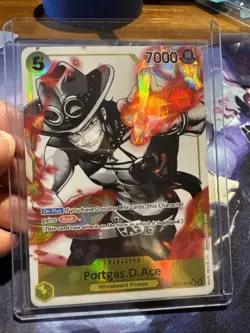 One Piece Card Game Portgas.D.Ace ST13-011 SR Alternate Art - Image 1