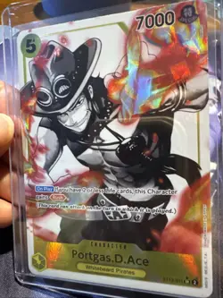 One Piece Card Game Portgas.D.Ace ST13-011 SR Alternate Art - Image 2