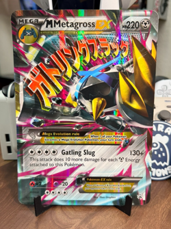 JUMBO Mega M Metagross EX Oversized Promo Card XY35 2014 Pokemon HP - Image 1