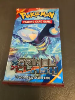 Pokemon XY Primal Clash Booster Pack Sports Trading Card 2015 Lot #2 - Image 1