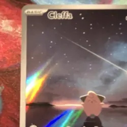 Pokemon Cleffa 202/197 Illustration Rare SV03 Holo Basic Psychic 30 HP Card - Image 5