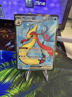 Pokemon TCG Milotic EX Ultra Rare Holo Card 217/191 Sv08: Surging Sparks - Image 1
