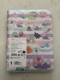 We're Goomy Zip Binder Pokemon Center Exclusive 9 Pocket 360 Cards NEW IN HAND - Image 1