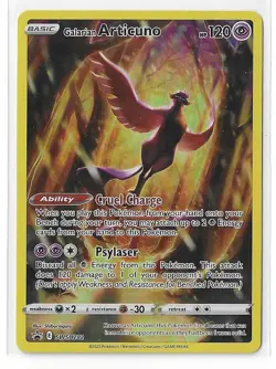 Galarian Articuno SWSH282 Black Star Promo Sword & Shield Pokemon TCG Card NM - Image 1