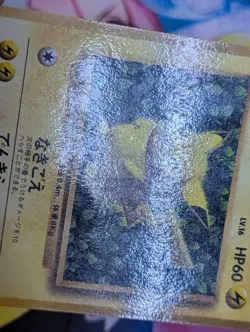 Japanese Pokemon Card Ivy Pikachu No. 025 Glossy Ken Sugimori Error Promo HP - Image 3