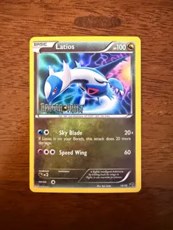 Pokemon Card Latios 10/20 Dragon Vault Stamped Holo Rare LP - Image 1