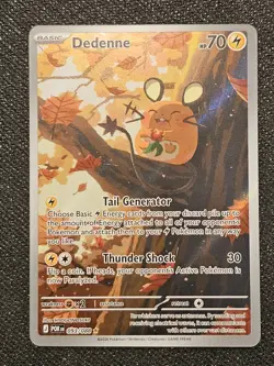 Dedenne 93/88 Illustration Rare Holo Card - Pokemon TCG Perfect Order Near Mint - Image 1