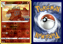 Camerupt 014/078 - Pokemon Go - Uncommon - Reverse Holo - Pokemon Card TCG - Image 1
