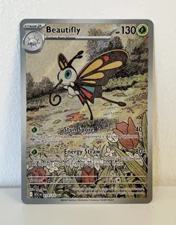 Pokemon TCG Beautifly 219/217 Ascended Heroes Card Near Mint - Image 1
