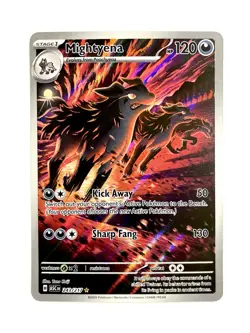 Mightyena 243/217 Ascended Heroes Illustration Rare Pokemon TCG Card NM - Image 1