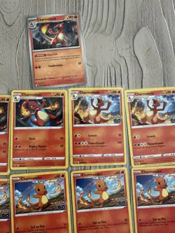 POKEMON CARD LOT 12 TOTAL CHARMANDER CHARMELEON - Image 3