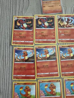 POKEMON CARD LOT 12 TOTAL CHARMANDER CHARMELEON - Image 5