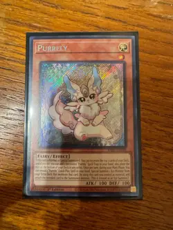 Yugioh Purrely RA02-EN018 Secret Rare Card English 1st Edition NM - Image 1