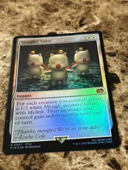 MOOGLES' VALOR Magic MTG Final Fantasy Foil - Image 1