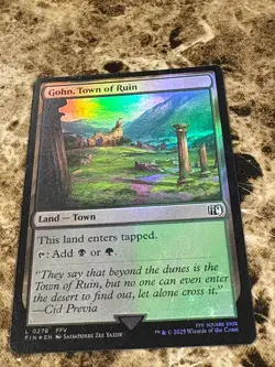 GOHN, TOWN OF RUIN Magic MTG Final Fantasy Foil - Image 1