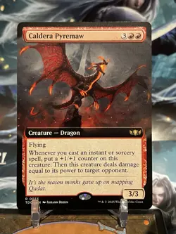 MTG | Caldera Pyremaw (0073 - Extended Art) [Tarkir: Dragonstorm] NF - Image 1