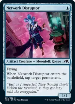 Network Disruptor -Foil Near Mint MTG Kamigawa: Neon Dynasty - Image 1