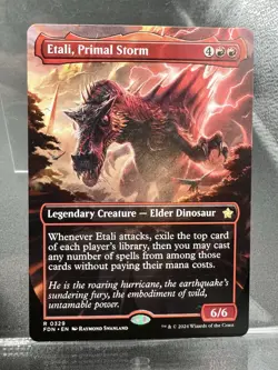 Etali, Primal Storm Borderless (NM Non-Foil) FDN-0329 Rare MTG NM/M - Image 1