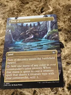 PATH OF ANCESTRY Magic MTG Commander Masters Borderless - Image 1