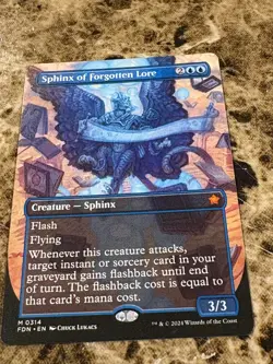 SPHINX OF FORGOTTEN LORE Magic MTG Foundations Borderless - Image 1