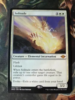 MTG Magic the Gathering Solitude (32/686) Modern Horizons 2 LP - Image 2