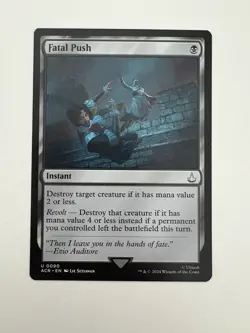 Fatal Push MTG Magic the Gathering Card NM Near Mint ACR - Image 1