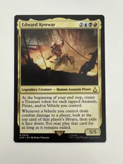 Edward Kenway MTG Magic the Gathering Card NM Near Mint ACR - Image 1