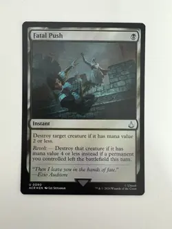 Fatal Push Foil MTG Magic the Gathering Card NM Near Mint ACR - Image 1