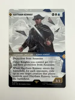 Haytham Kenway Showcase MTG Magic the Gathering Card NM Near Mint ACR - Image 1