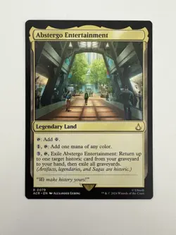 Abstergo Entertainment MTG Magic the Gathering Card NM Near Mint ACR - Image 1