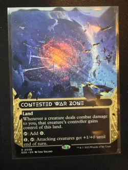 MTG EOE Stellar Sights R Contested War Zone #0008 - Image 1