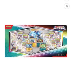 Pokemon Prismatic Evolutions Lucario EX & Tyranitar EX PRM Collection Fast Ship! - Image 1
