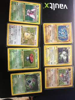Pokemon 1st Edition Holo Vintage 7 Card lot MP-LP - Image 1