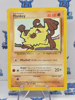 Mankey 81/110 Legendary Collection Pokemon HP - Image 1
