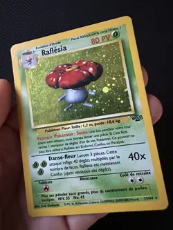 Raflesia 15/64 Rare Holo Edition 2 Jungle Francais FR Pokemon Card - Image 2