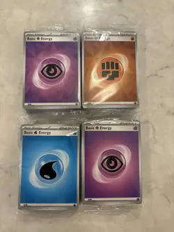four packs of pokemon Sealed Basic Energy. - Image 2
