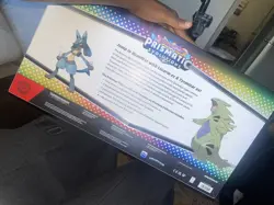 2 x Pokemon Prismatic Evolutions Lucario EX and Tyranitar EX Premium Collection - Image 2