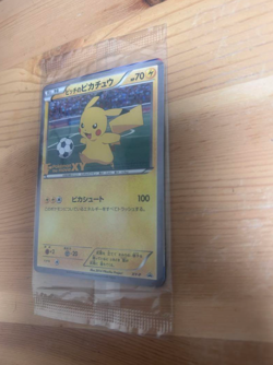 [Pitch's Pikachu] Sealed Holo XY 2014 Pokemon Promo Japanese J League Soccer 2nd - Image 3
