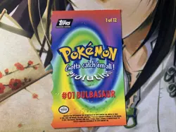 Topps Pokemon 1st Movie - Bulbasaur #01 Die Cut 1 of 12 - Image 5