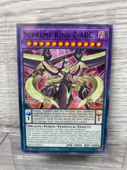 Yugioh! Supreme King Z-ARC - Synchro Universe - LEDE-EN100 - Super Rare - 1st Ed - Image 1