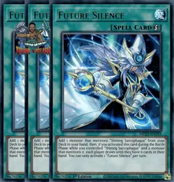 Yugioh! 3x Future Silence MP25-EN193 Ultra Rare 1st Ed NM - Image 1