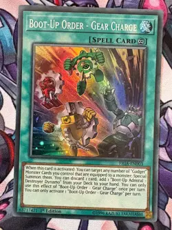 YuGiOh Fists of the Gadgets FIGA First Edition Choose Card SUPER RARE SECRET - Image 4