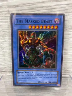 Yugioh The Masked Beast DB1-EN214 Super Rare - Image 1