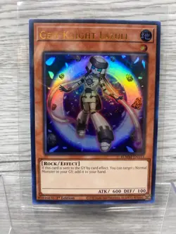 Yugioh Gem-Knight Lazuli HA07-EN039 Super Rare 1st Ed NM - Image 1